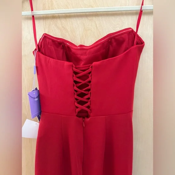 Ladivine Red Strapless Dress. - Picture 12 of 15